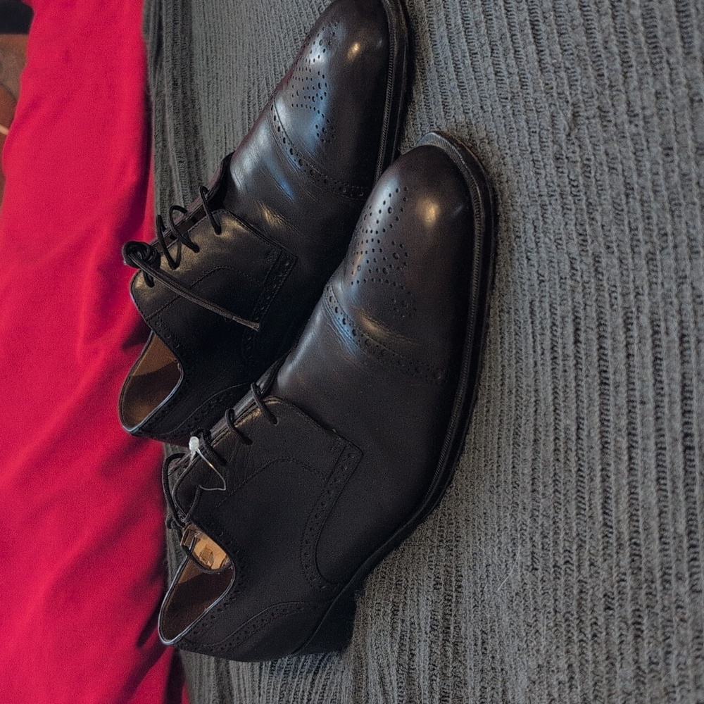 Bally Dark Brown Leather Oxfords Shoes Size 13 (1400.00 MSRP)